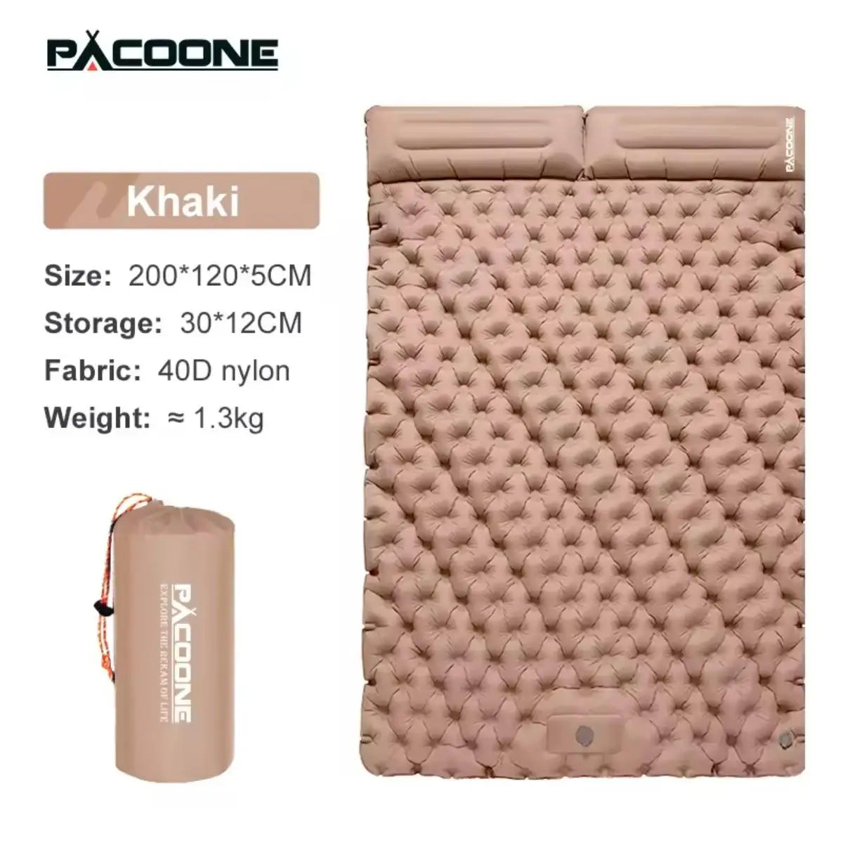 Foldable Outdoor Camping Inflatable Mattress for Indoor Use