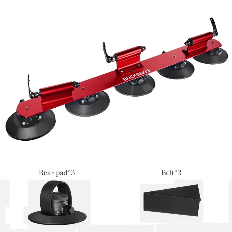 ROCKBROS Bike Roof Rack Carrier With Suction Cup Mount For Car