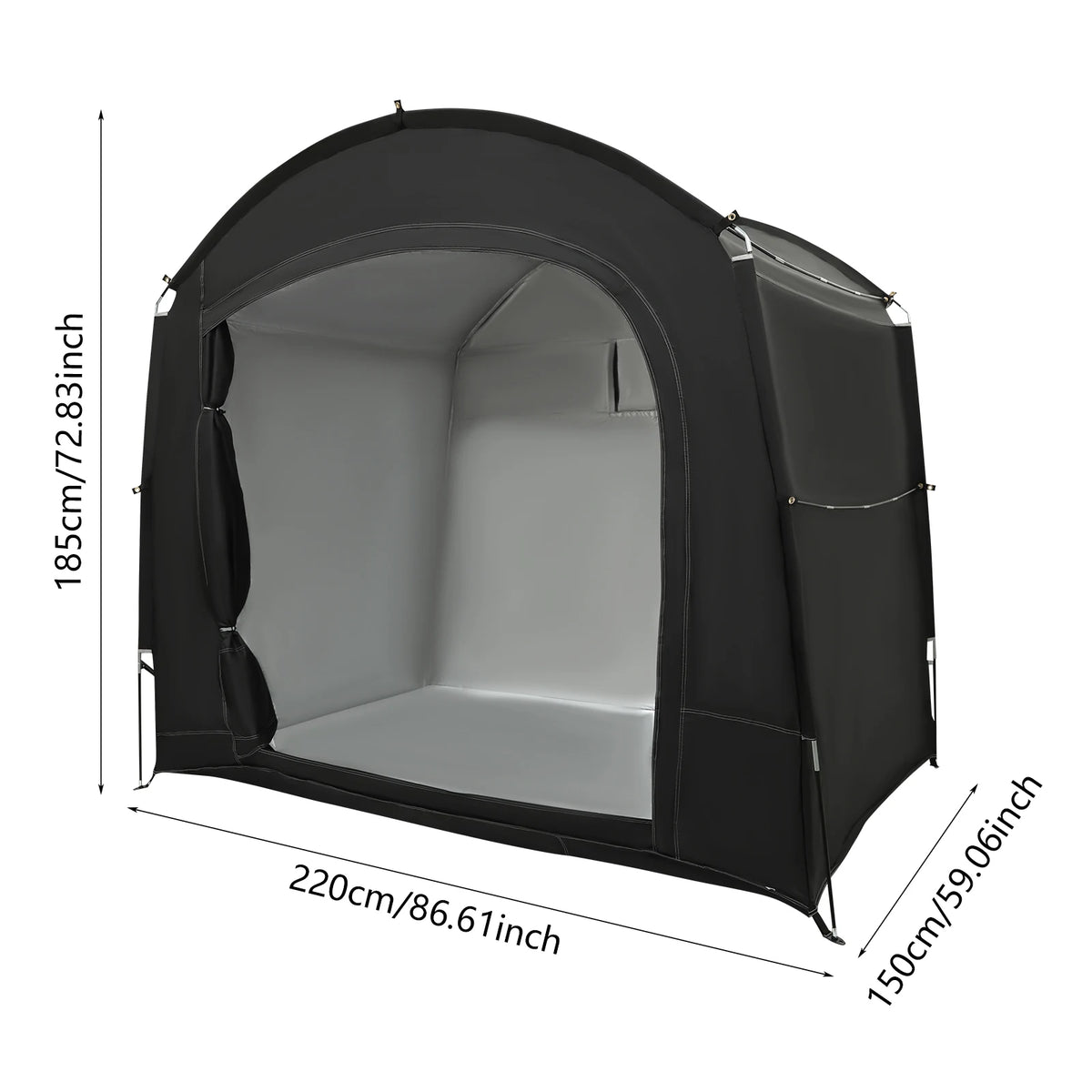 Bike Storage Shed For 1 To 4 Bikes Waterproof Shelter
