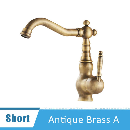 Suguword Single Hole Kitchen Sink Mixer Faucet With Swivel Spout