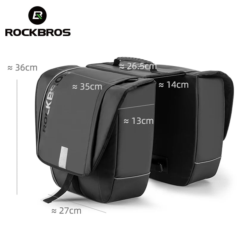 Rockbros Waterproof Rear Rack Double Side Bike Trunk Bag