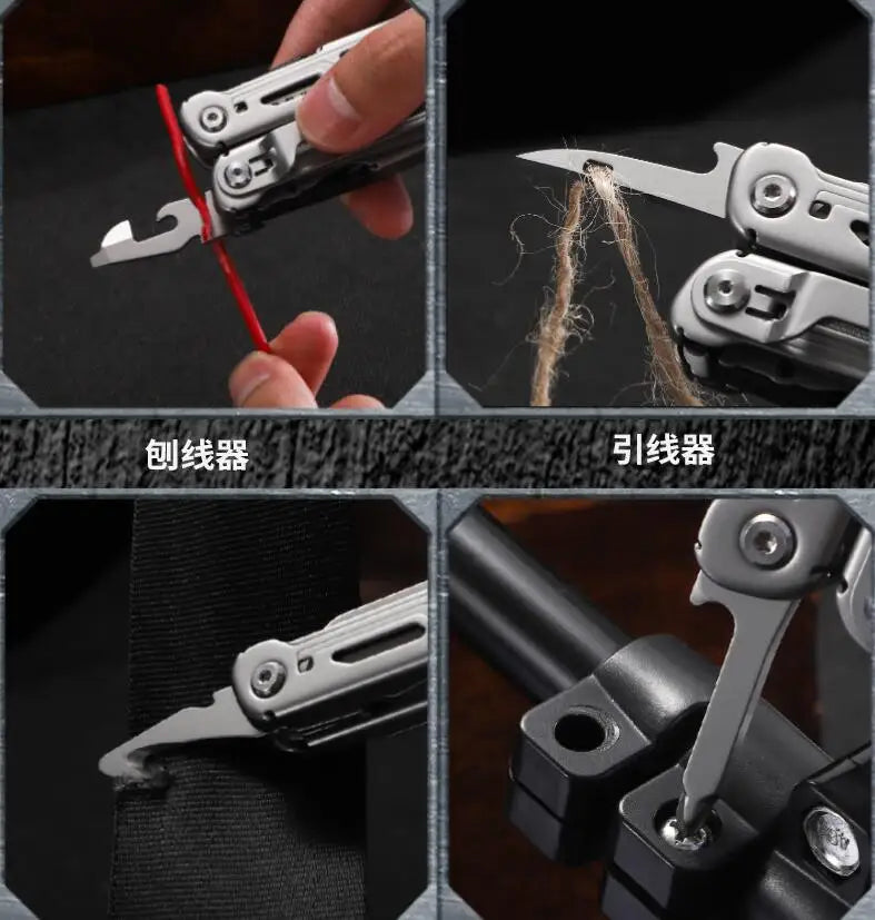 Daicamping DL10 Pocket Multi Tool Kit Folding Knife Pliers