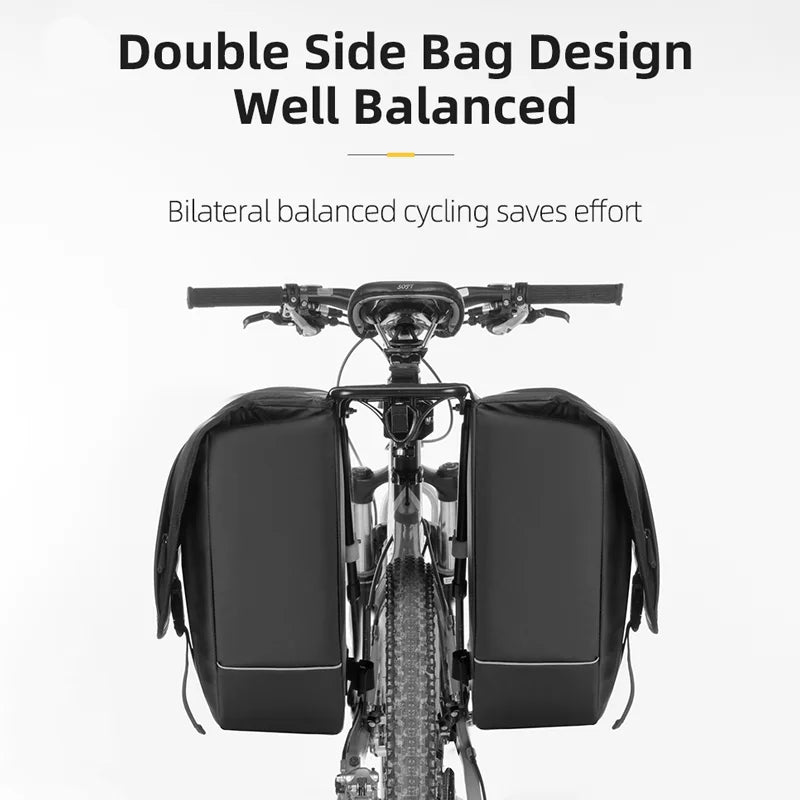 Rockbros Waterproof Rear Rack Double Side Bike Trunk Bag