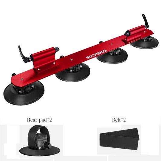 ROCKBROS Bike Roof Rack Carrier With Suction Cup Mount For Car