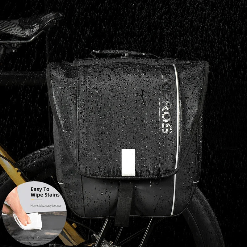 Rockbros Waterproof Rear Rack Double Side Bike Trunk Bag