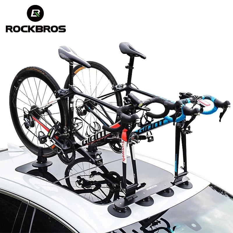 ROCKBROS Bike Roof Rack Carrier With Suction Cup Mount For Car