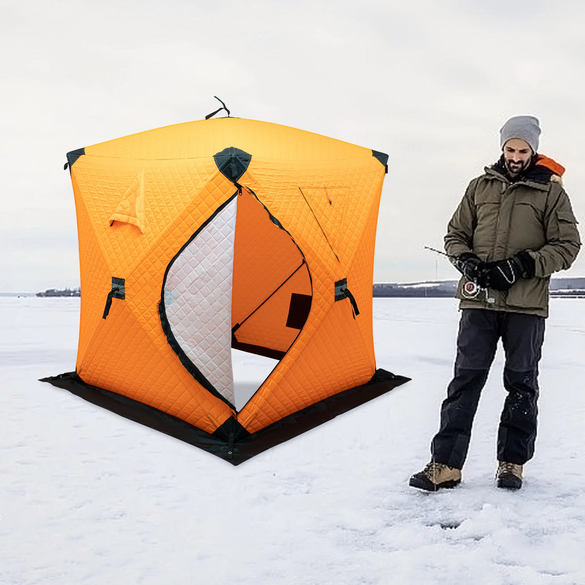 Portable Pop Up Outdoor Ice Fishing Shelter Tent