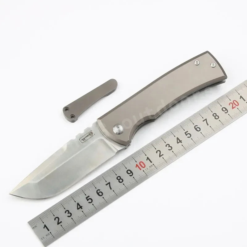 DIY Supplies Compact Folding Knife 229 Titanium M390 EDC