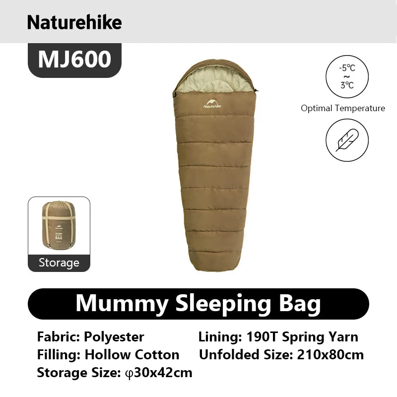 Naturehike Mummy Sleeping Bag for Adults Ultra Winter Warm
