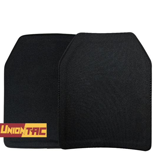 UNIONTAC TESTED IN USA  with video 2pcs Tactical Chest UMHWPE Hard Plates Lightweight Protection  500g each one