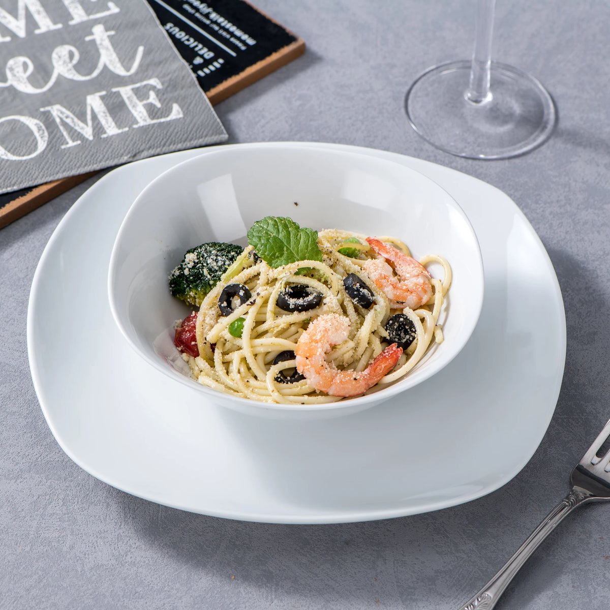 Malacasa Elisa Ceramic Porcelain Dinnerware Set For Home Dining