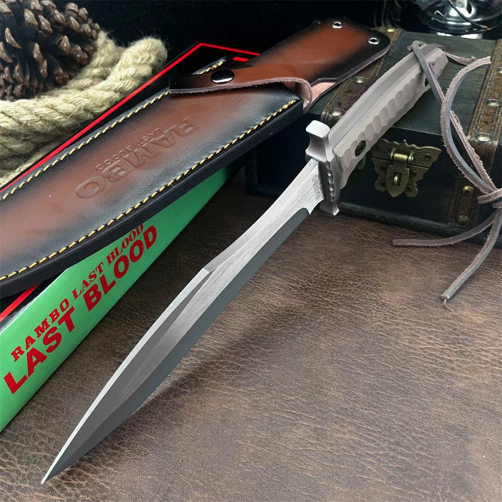 DIY Mk9 D2 Steel Outdoor Straight Knife With G10 Handle