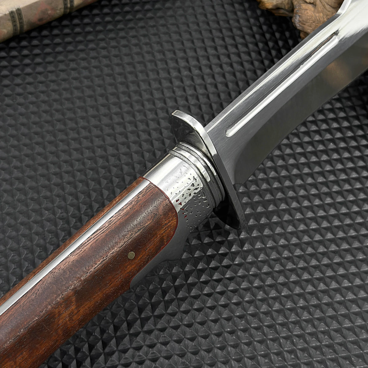 Gdekls Bone Knife With Wooden Handle Protective Cover
