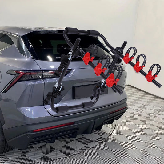 Foldable Car Trunk Bike Rack for 3 Bikes