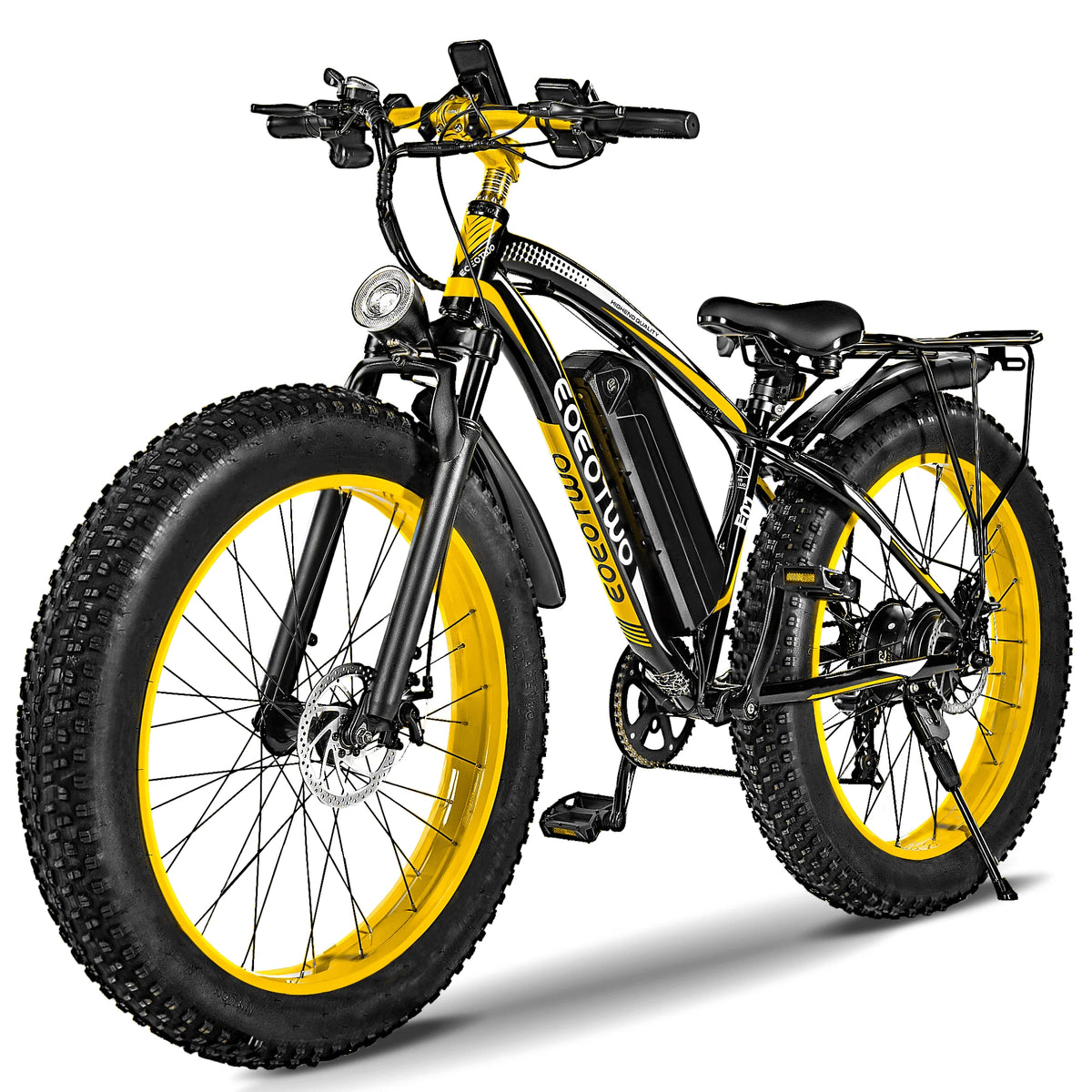 Eoeotwo Heavy Duty Ebike With Front Suspension And Rear Rack
