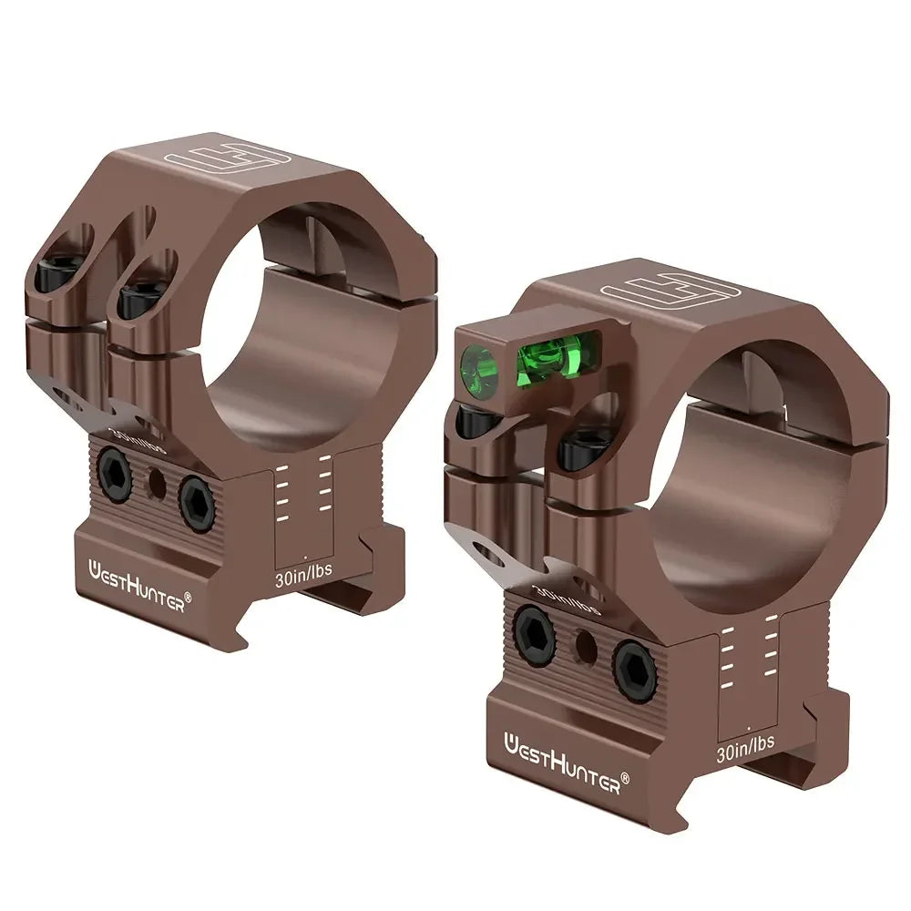 WestHunter Center Height Adjustable Picatinny Mount MOA Elevation Rings