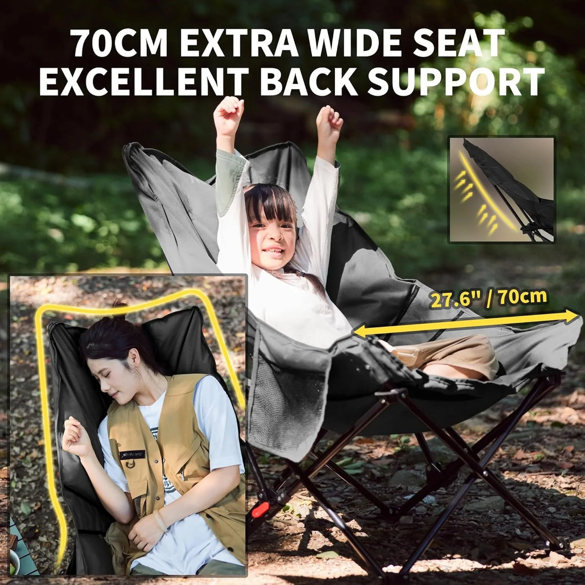 Naturehike Sea Star Recliner Moon Chair Outdoor Folding Camping Seat