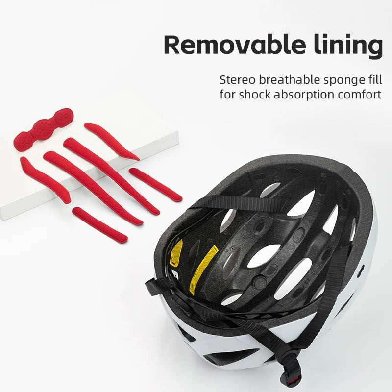 ROCKBROS Cycling Helmet With Goggles Unisex Lightweight Protection
