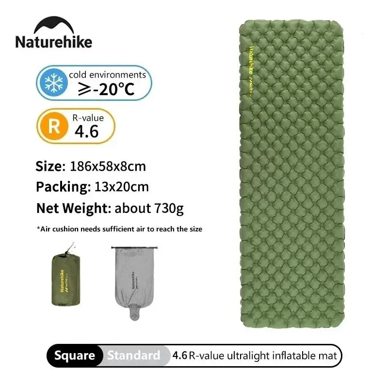 Naturehike Ultralight Insulated Inflatable Camping Sleeping Pad