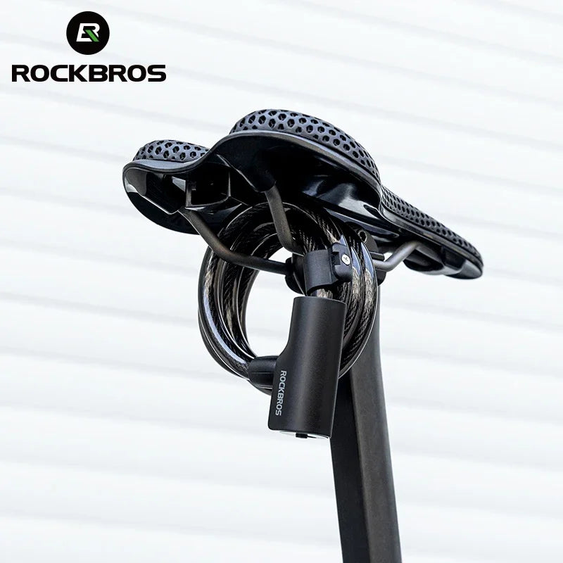 ROCKBROS Portable Anti Theft Cable Lock For Bikes And Scooters