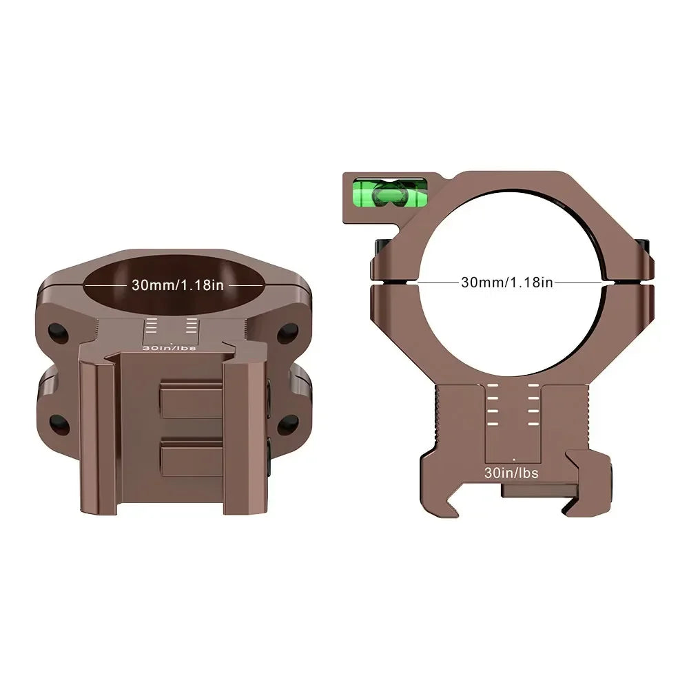 WestHunter Center Height Adjustable Picatinny Mount MOA Elevation Rings