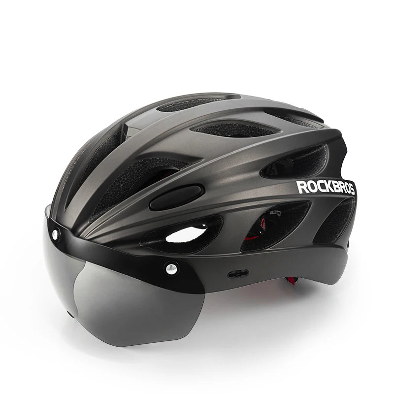 ROCKBROS Cycling Helmet With Goggles Unisex Lightweight Protection