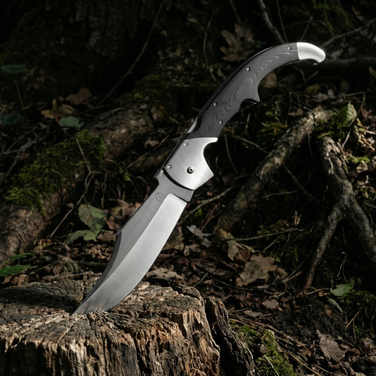 Portable Steel Folding Knife For Outdoor Hiking And Camping
