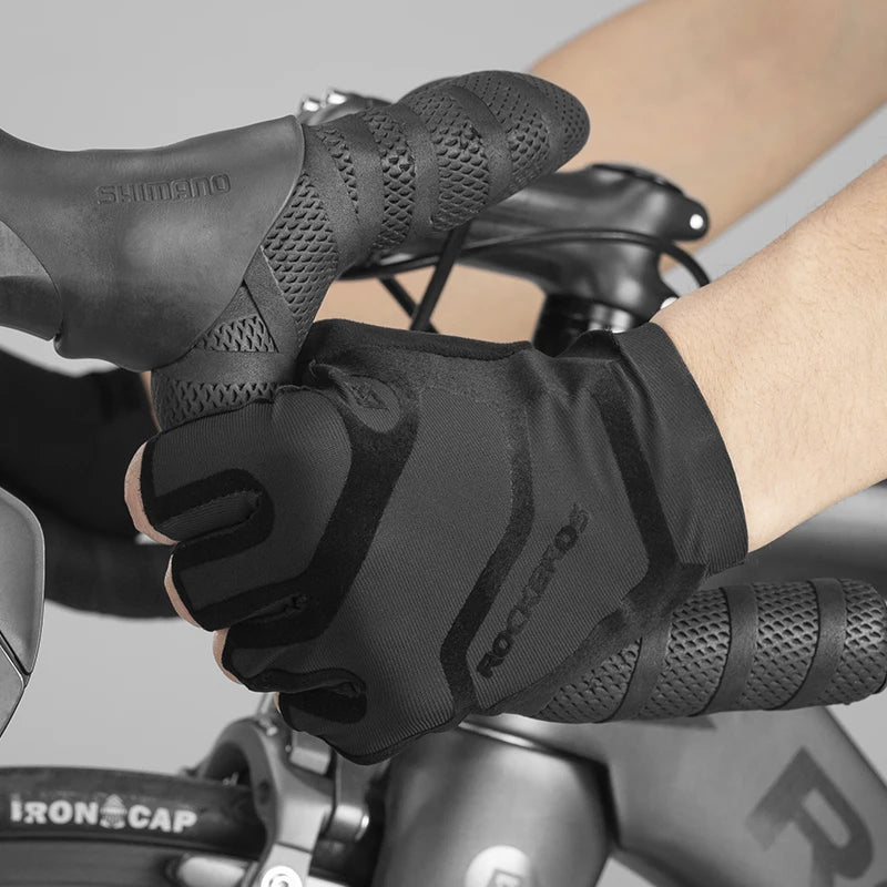 ROCKBROS Cycling Gloves Breathable Shockproof For Mountain Bikes