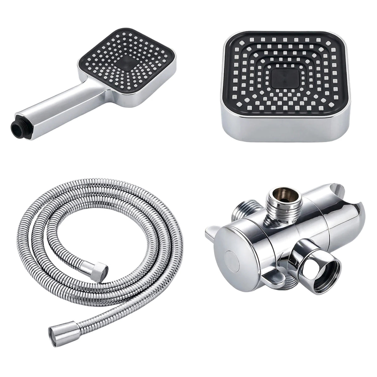 High Flow 2 In 1 Wall Mounted Shower Head Set