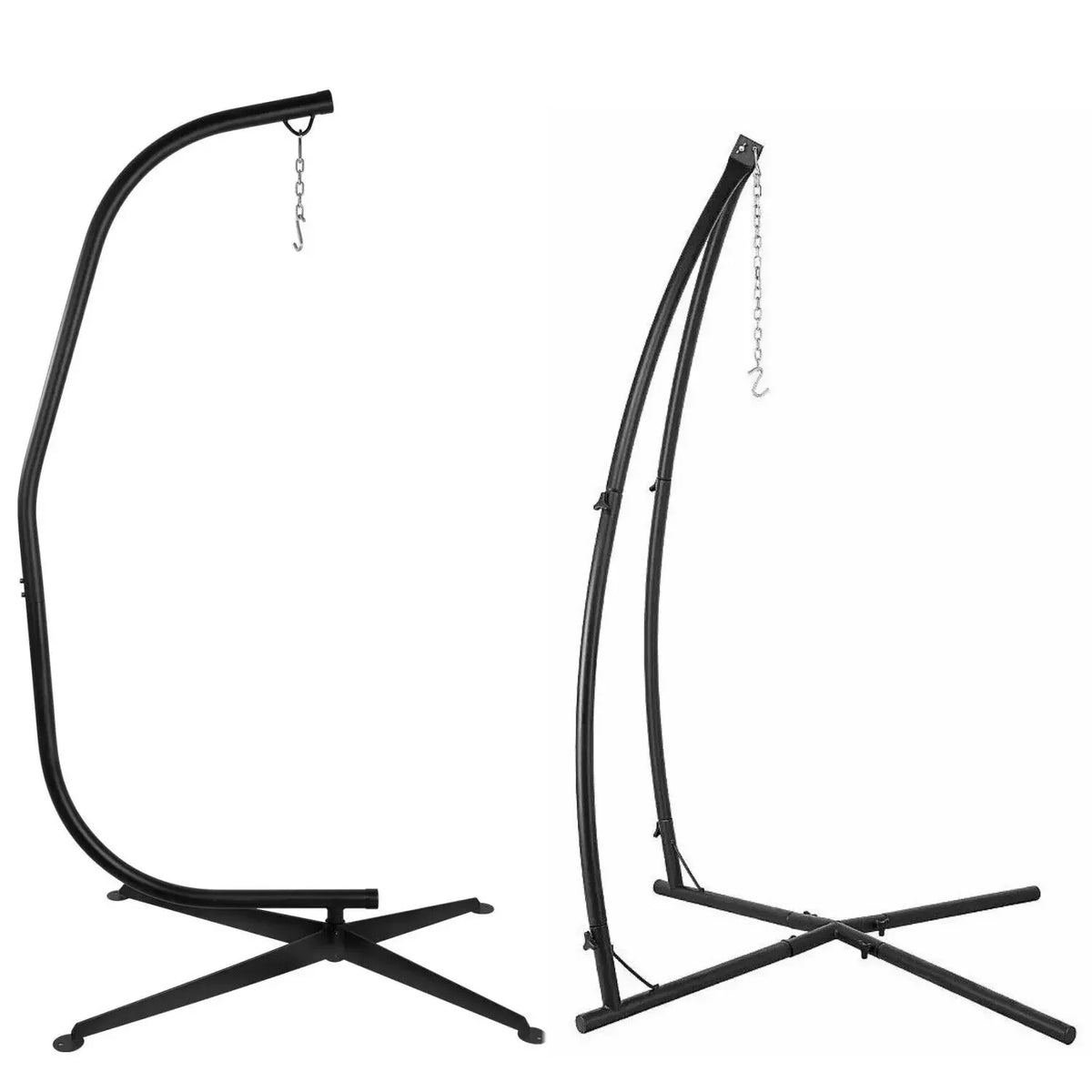 Homfa 330 Lb Heavy Duty Metal C Stands Hanging Chair