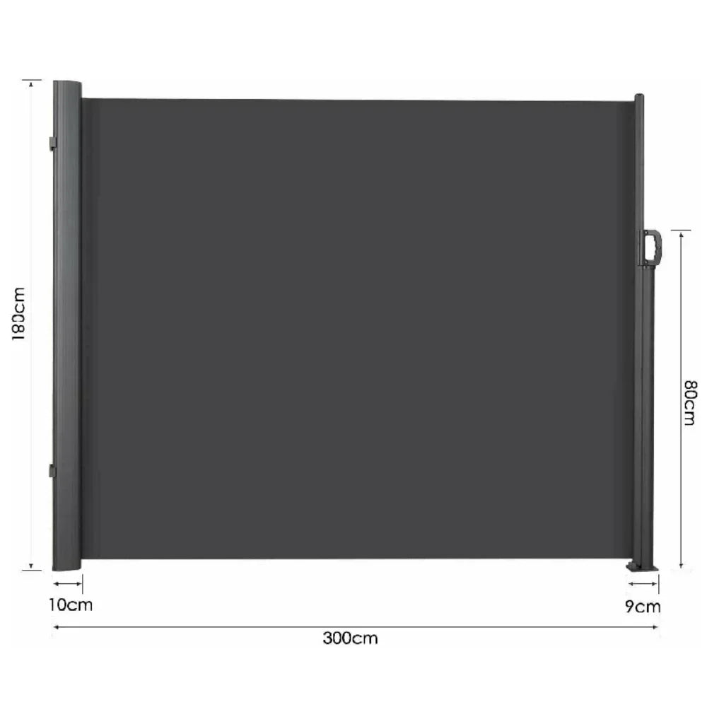 Mvpower Retractable Side Awning Garden Privacy Divider