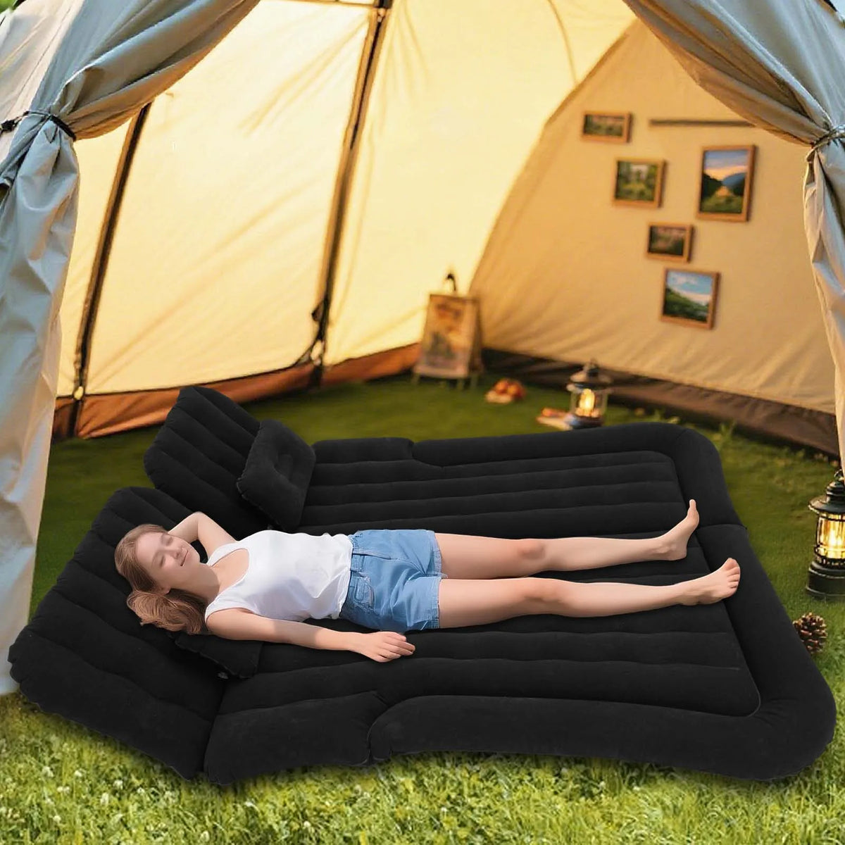SUV Air Mattress With Pillows For Car Camping And Travel