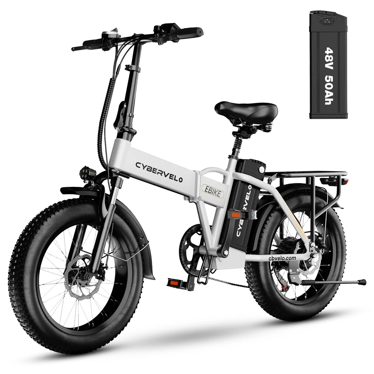 CYBERVELO EK4 Folding 1000W Electric Bike 48V Battery