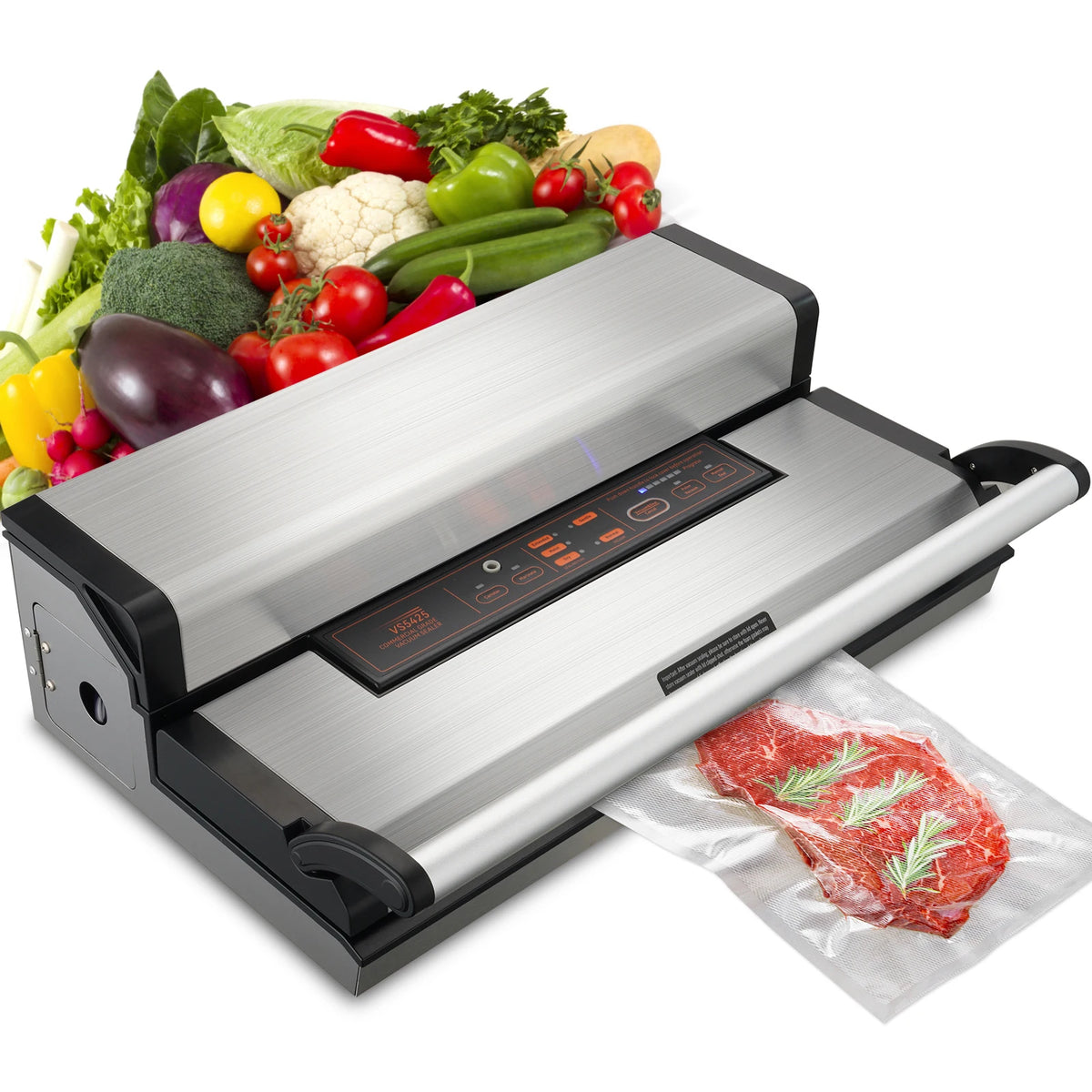 Commercial Vacuum Sealer Machine Multifunction Automatic Bag Roll Cutter