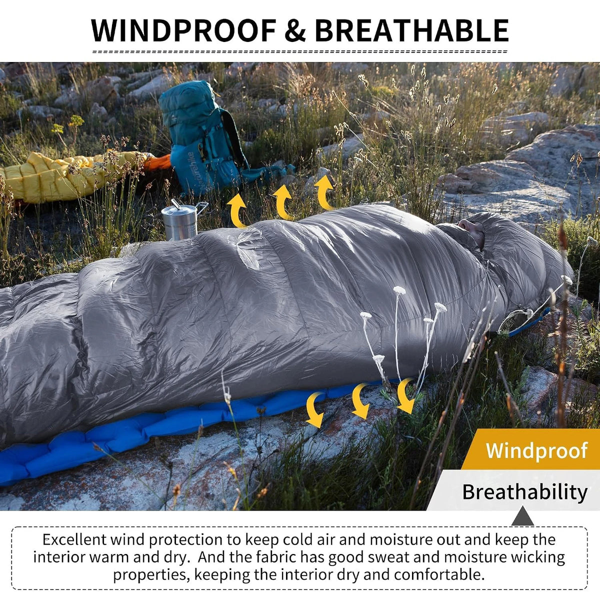 Naturehike Ultralight Duck Down Sleeping Bag For Outdoor Use