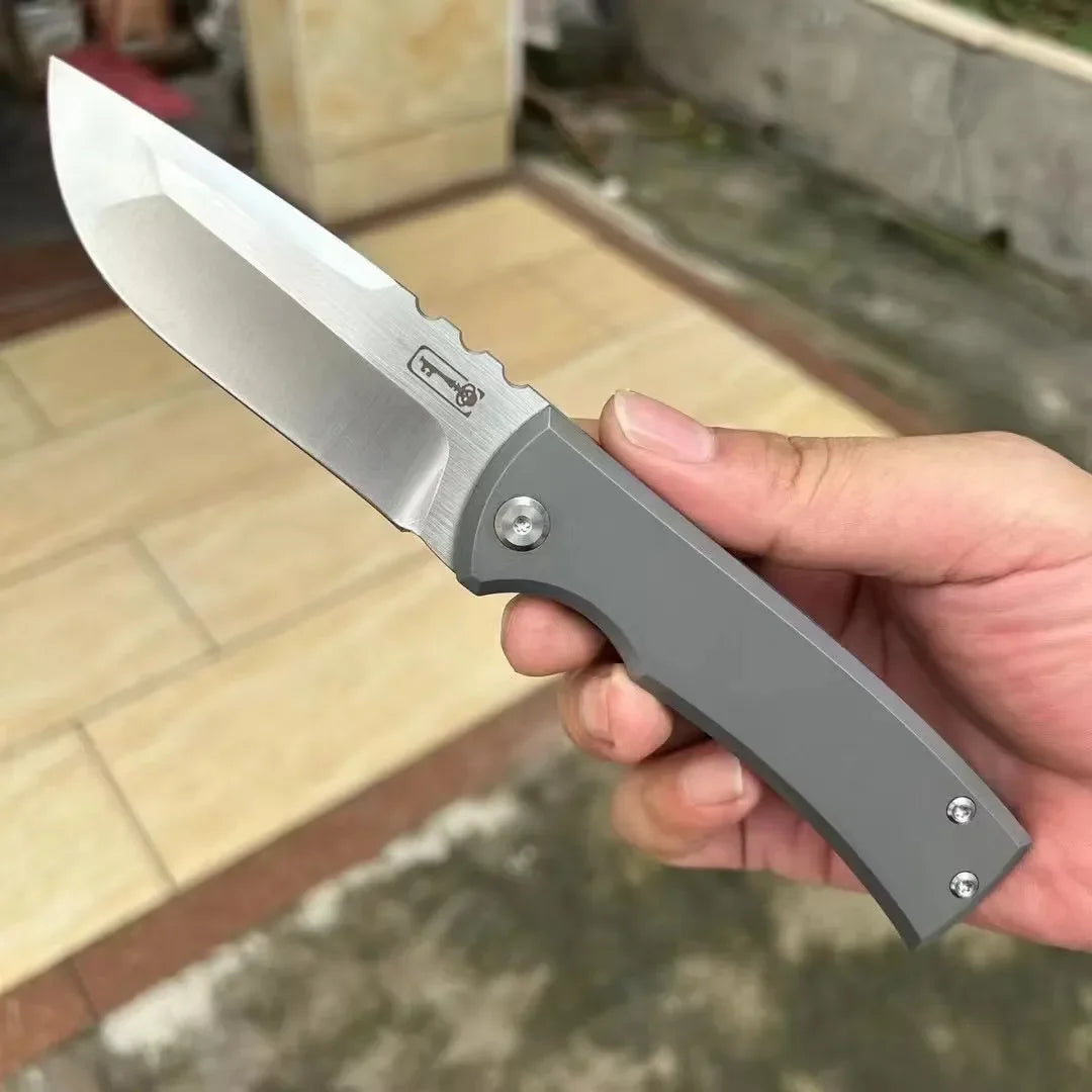 DIY Supplies Compact Folding Knife 229 Titanium M390 EDC