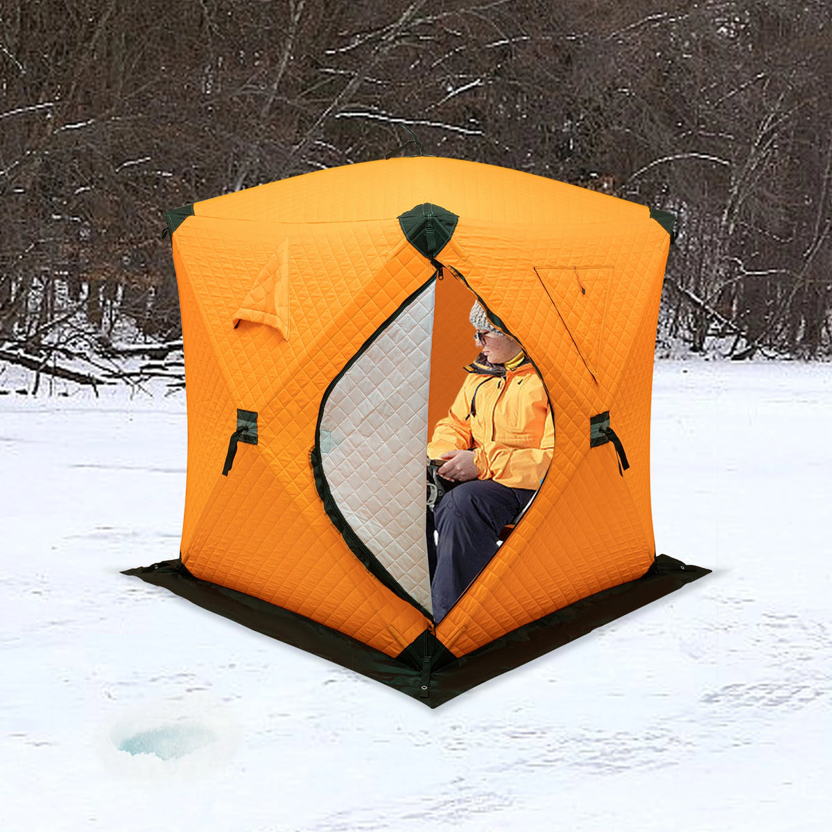 Portable Pop Up Outdoor Ice Fishing Shelter Tent