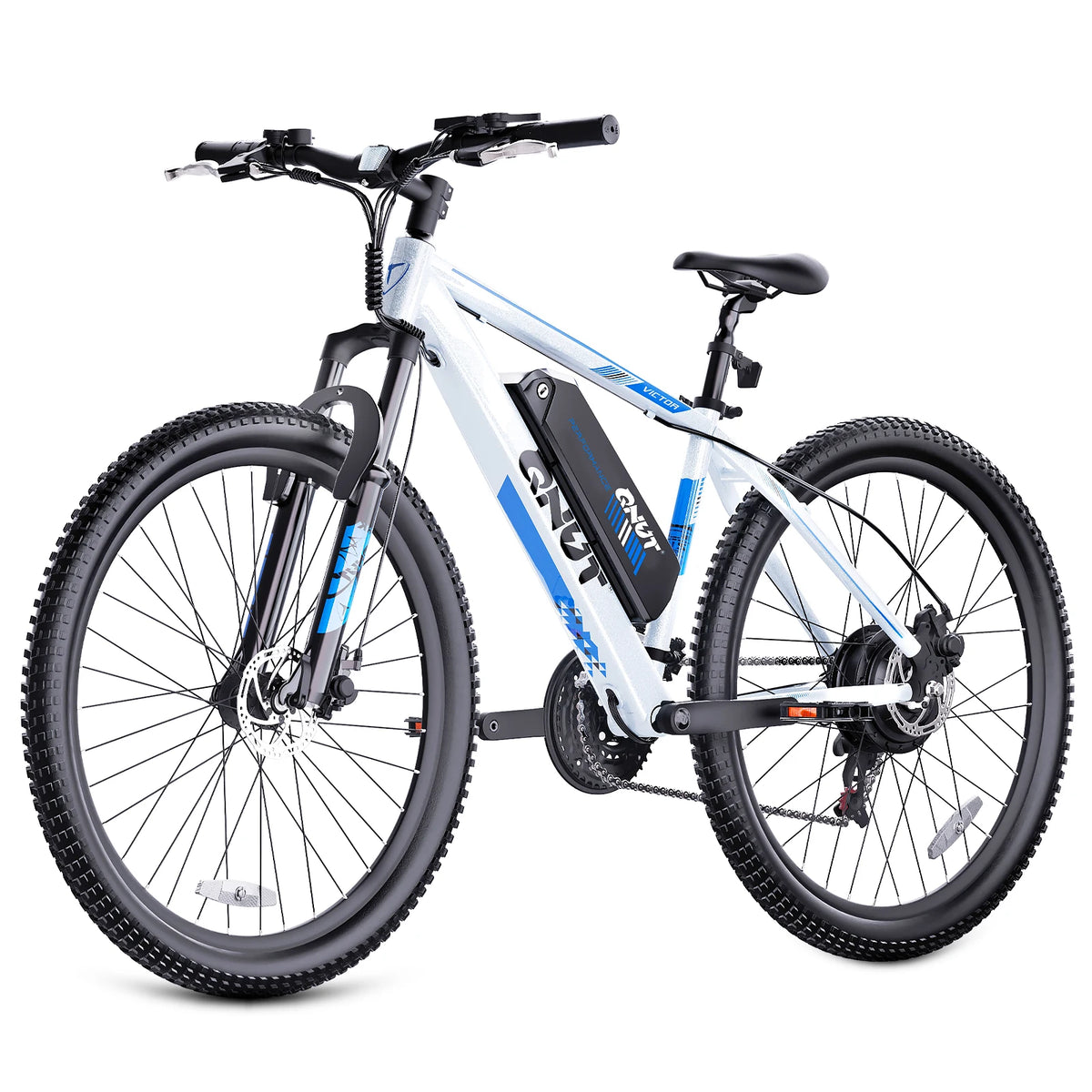 QNUT 1000W Electric Mountain Bike 36V Battery 21 Speed Offroad