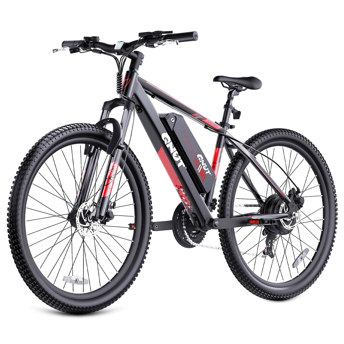QNUT 1000W Electric Mountain Bike 36V Battery 21 Speed Offroad
