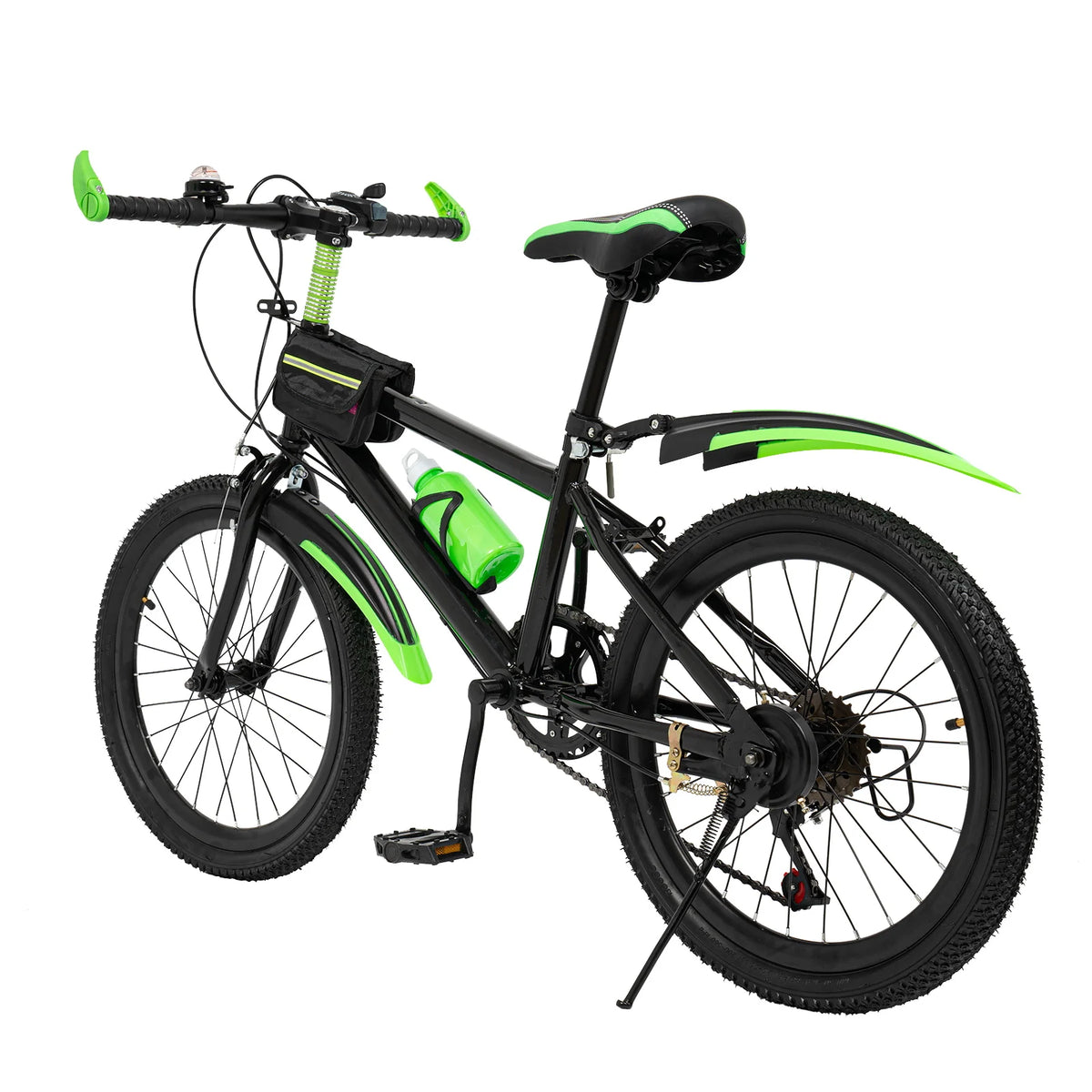 Children's Mountain Bike 7 Speed With Storage Bag And Bell