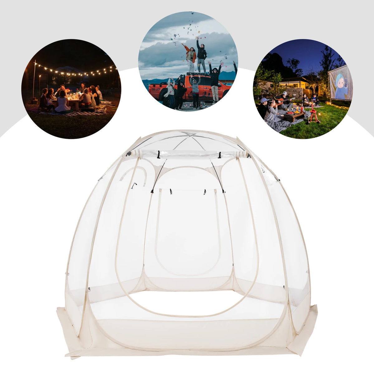 Pop Up Bubble Tent For Garden Courtyard And Outdoor Backyards
