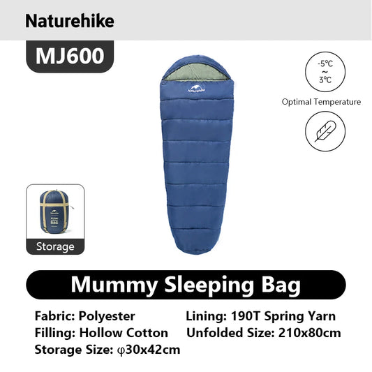 Naturehike Mummy Sleeping Bag for Adults Ultra Winter Warm