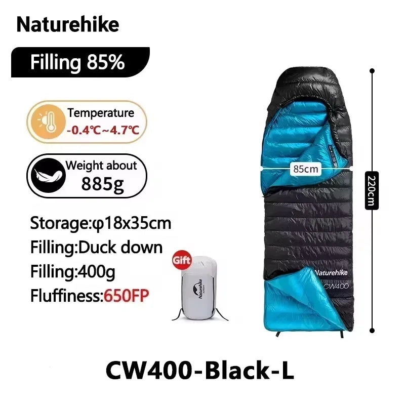 Naturehike Ultralight Duck Down Sleeping Bag For Outdoor Use