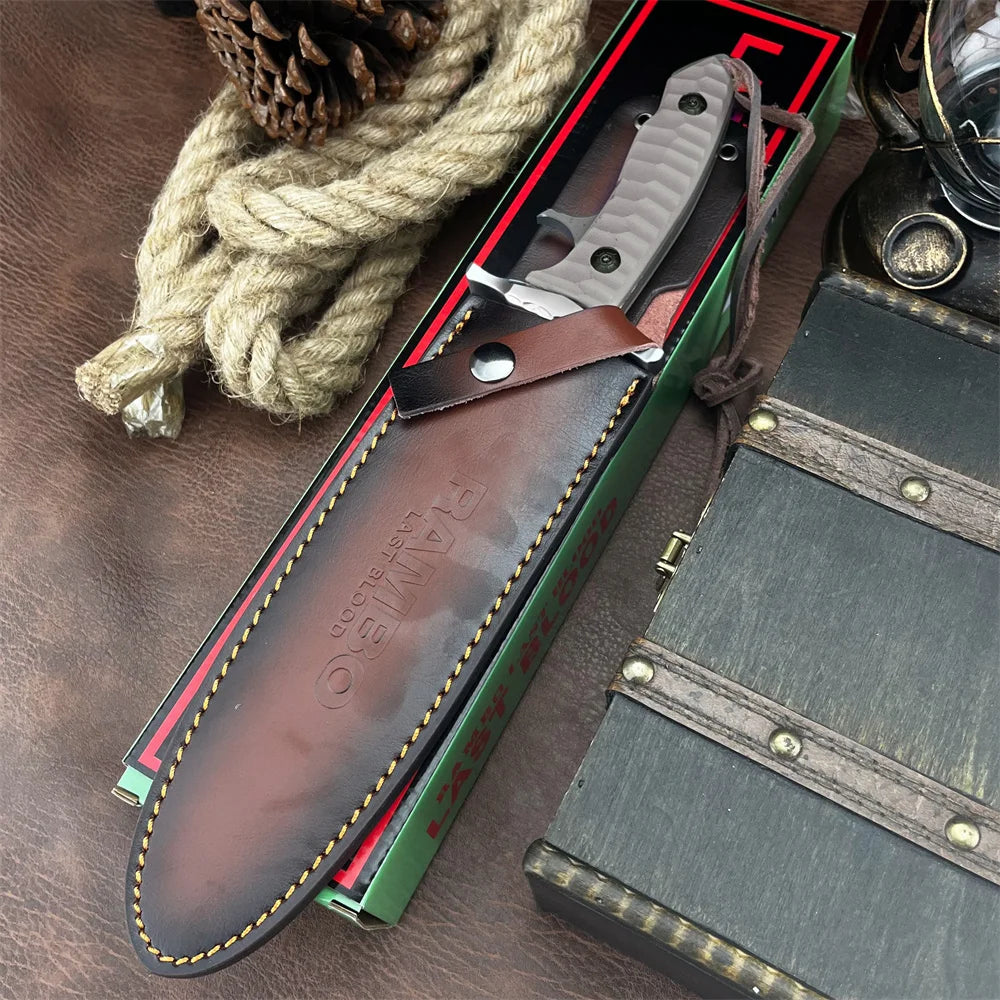 DIY Mk9 D2 Steel Outdoor Straight Knife With G10 Handle