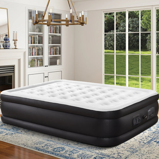 JHK Air Mattress With Non-Slip Bottom For Home And Camping