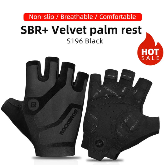 ROCKBROS Cycling Gloves Breathable Shockproof For Mountain Bikes