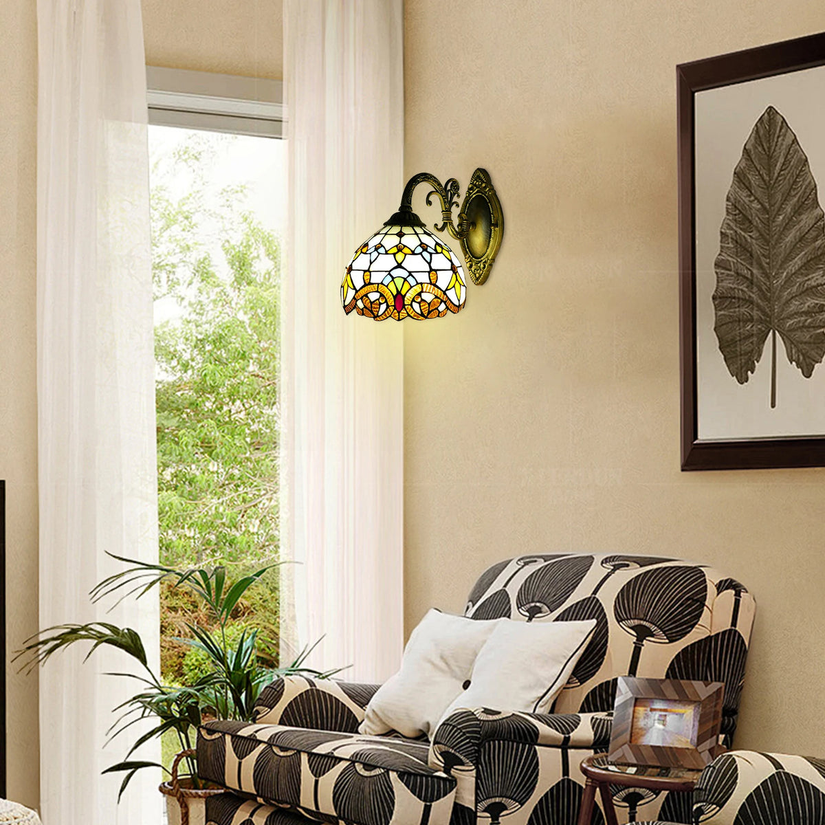 Vintage Retro Dome Wall Lamp Indoor Handmade Wall Light For Living Room