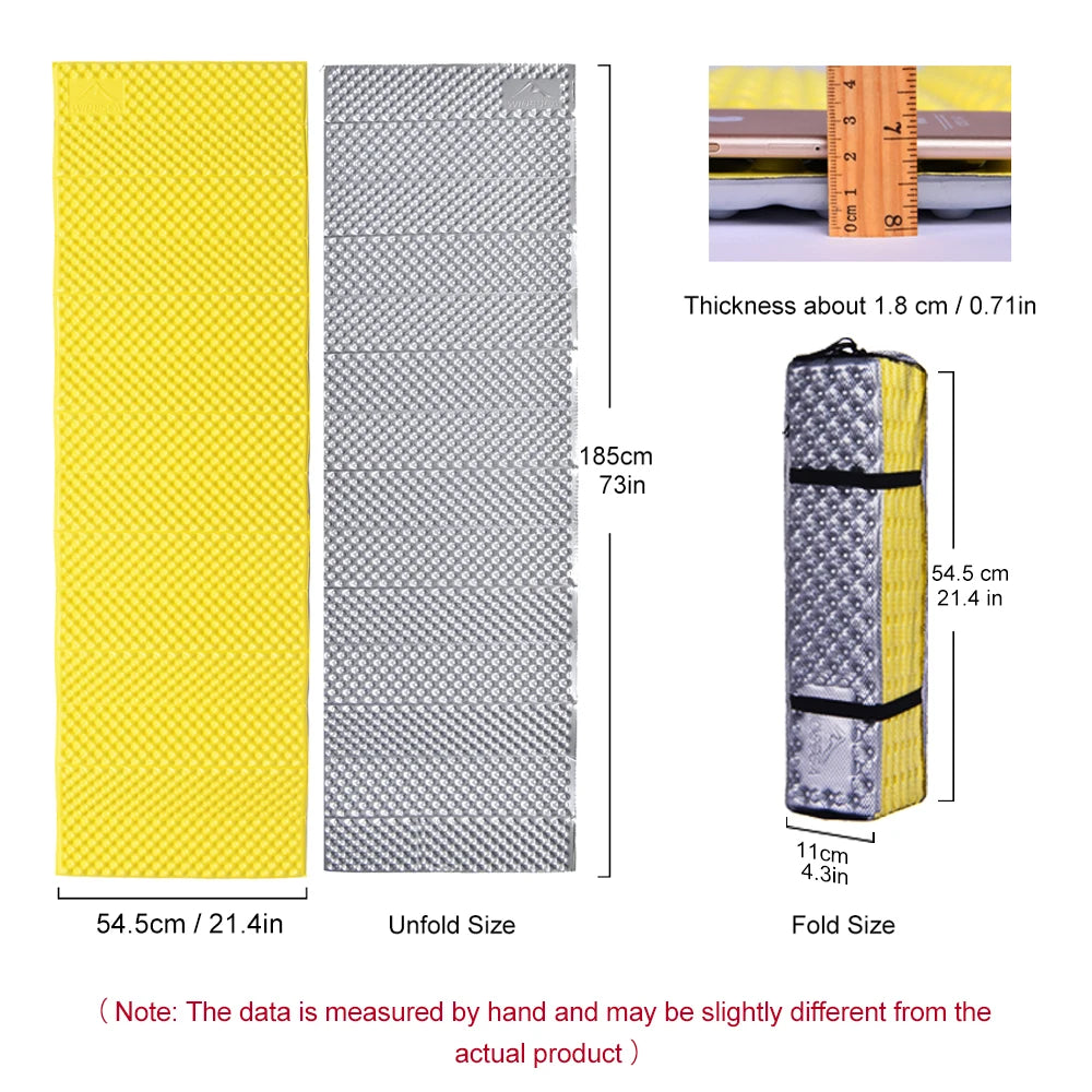 Widesea Portable Waterproof Camping Foam Sleeping Mat