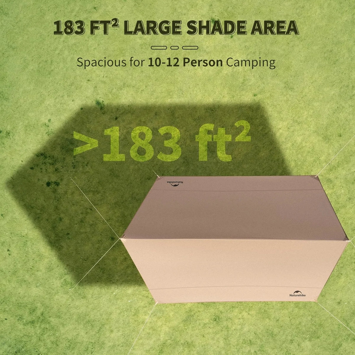 Naturehike Waterproof Sun Shelter Canopy For Family Outdoor Beach Tent