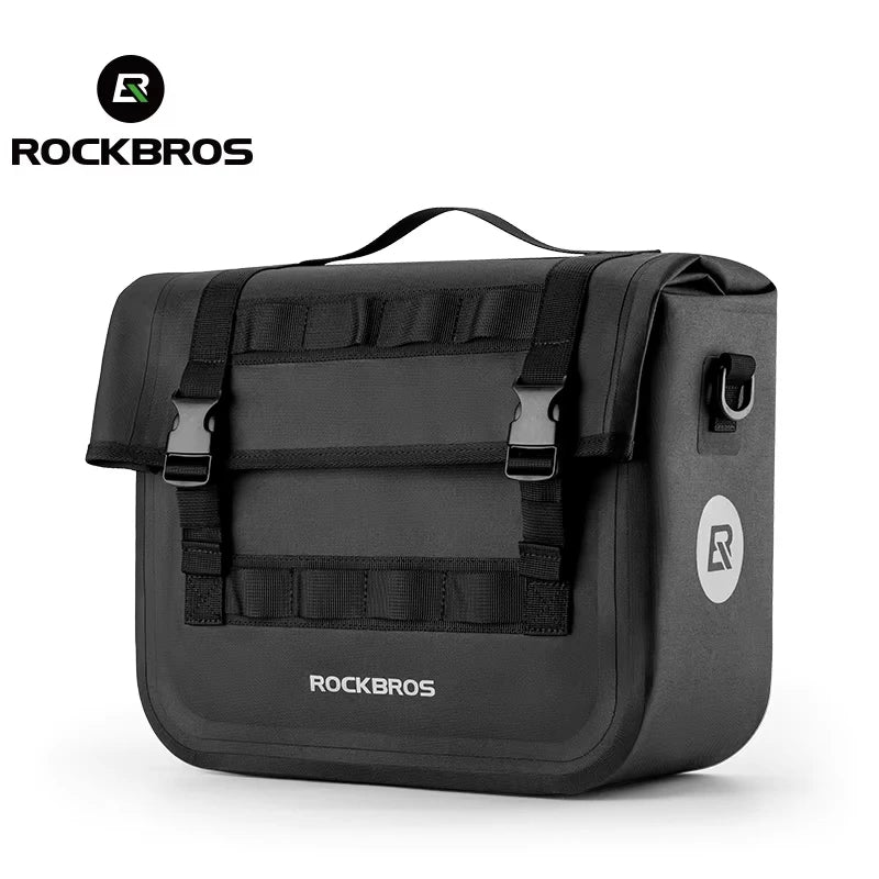 ROCKBROS Foldable Bicycle Saddle Bag Waterproof Large Capacity